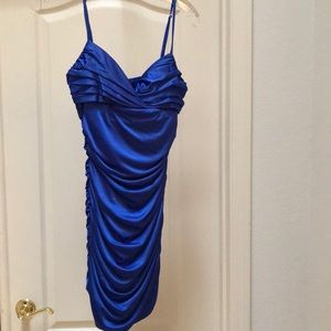 Royal Blue Mini Dress